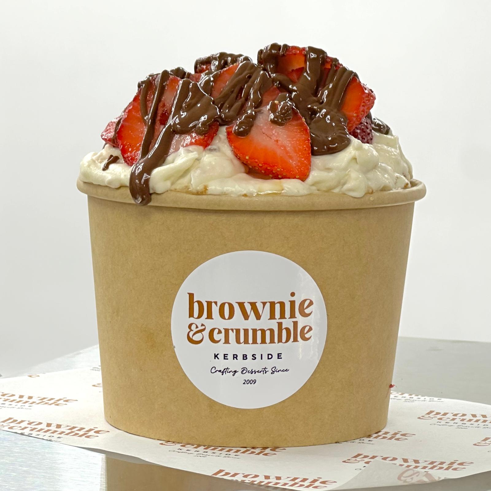 Banana Pudding with Strawberry & Milk Chocolate