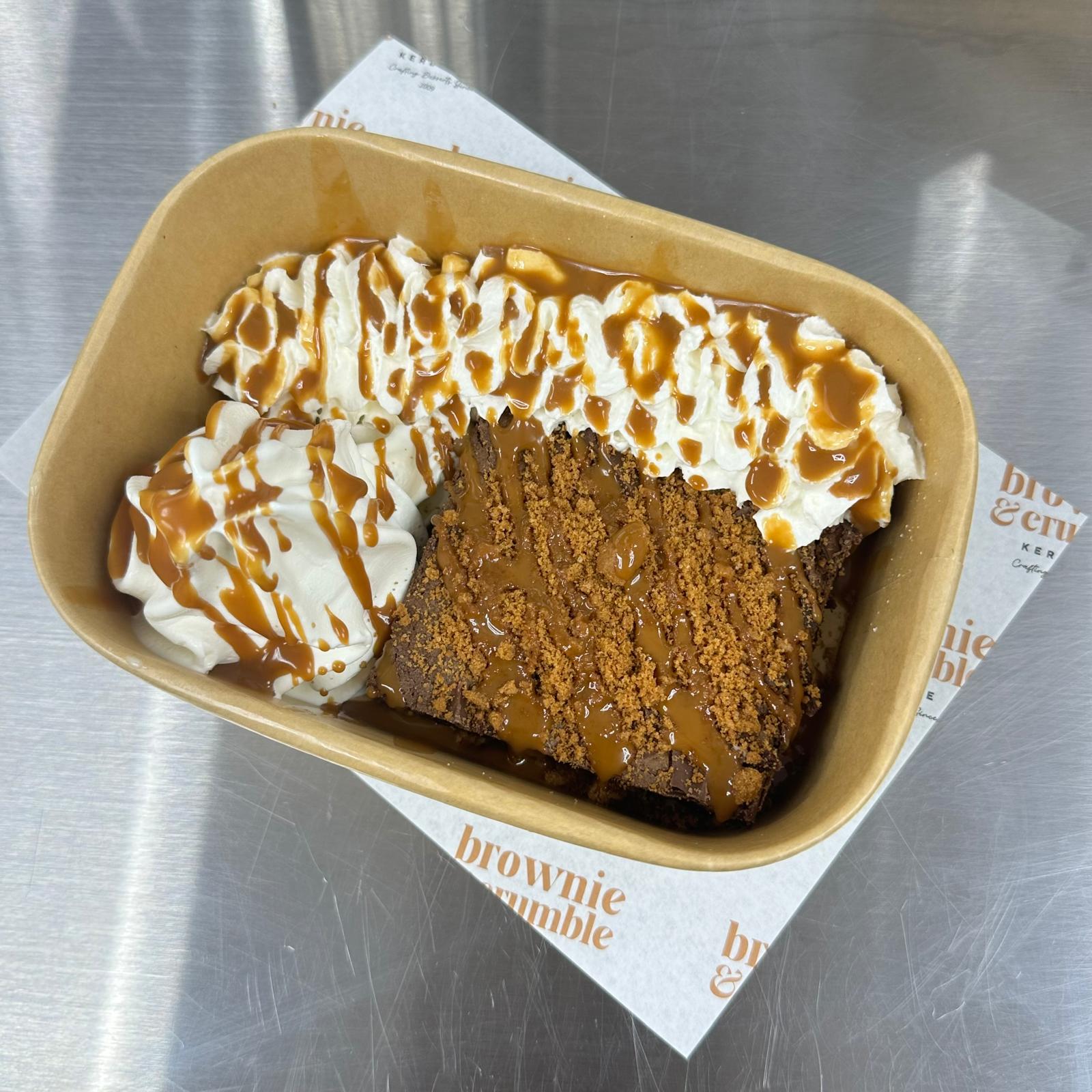 Lotus Biscoff Brownie Tray