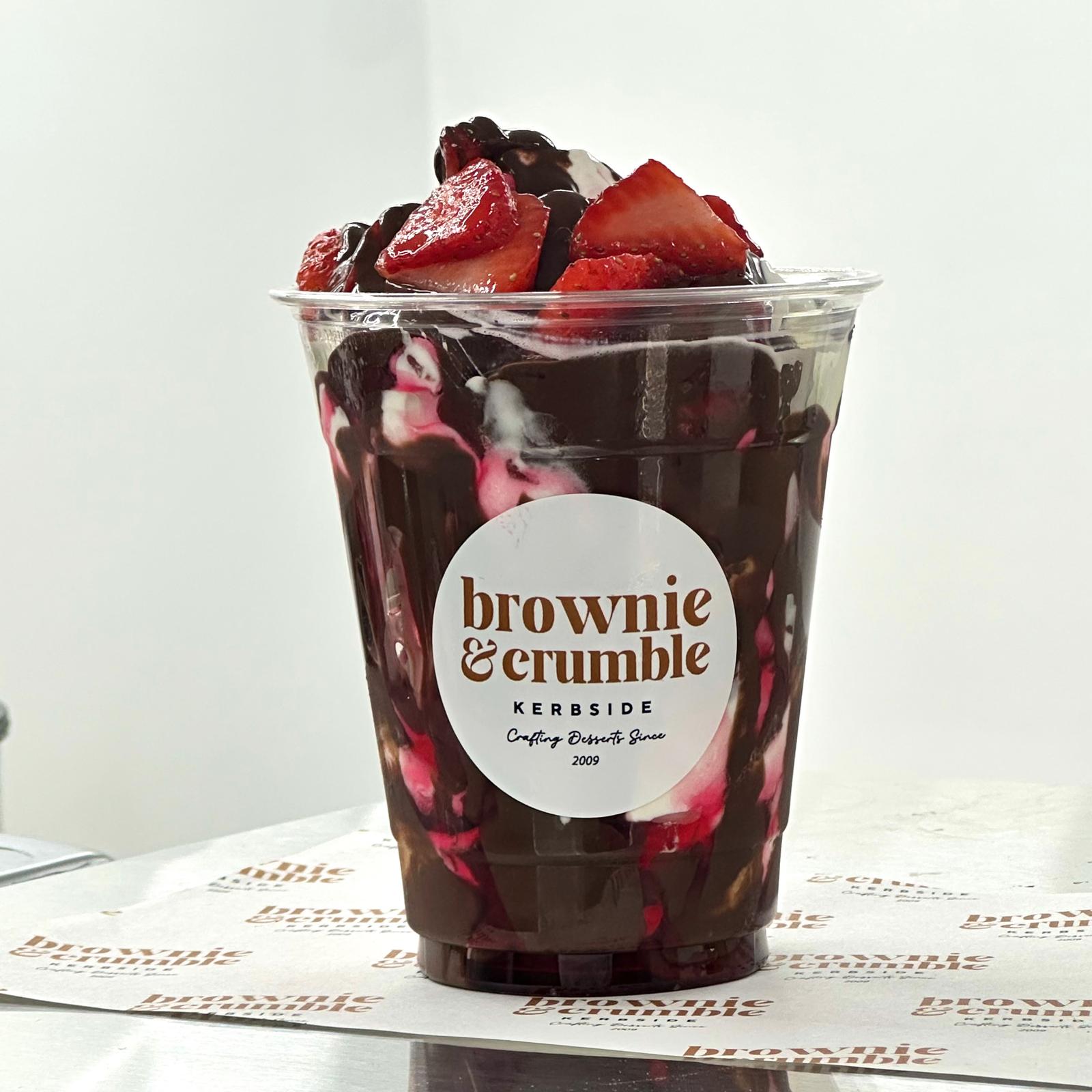 Strawberry & Nutella Sundae